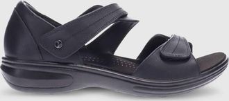 Revere Comfort Shoes Womens Geneva Sandal In Black
