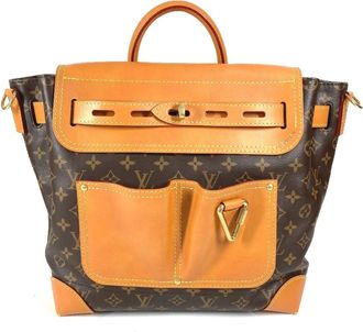 Louis Vuitton Brown Monogram Monogram Backpack Handbag Shoulder Bag Tote Bag (Pre-Owned)