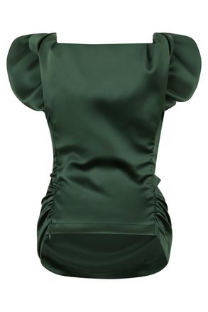 Vivienne Westwood Off-Shoulder Draped Tank Top - Green