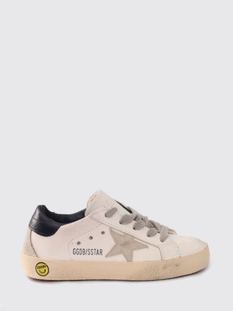 Golden Goose Boys Super-Star Distressed Leather Sneakers