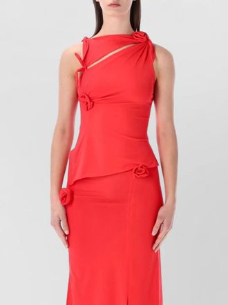 Coperni asymmetric cutout dress knot detail