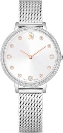 Swarovski Clarica Quartz Crystal Silver Dial Ladies Watch 5740971