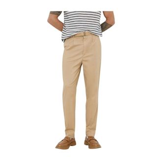 Michael Kors Slim-Fit Katoenen Blend Chino Broek - Heren - Broeken - Beige - Maat: W31 L32 Katoen
