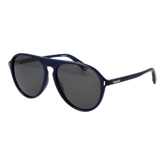 Polaroid Mens Blue Plastic Sunglasses - One Size