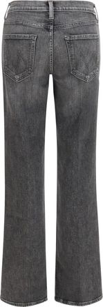 Mother Womens The Bookie Sneak Jeans Dainty And Dangerous Cotton