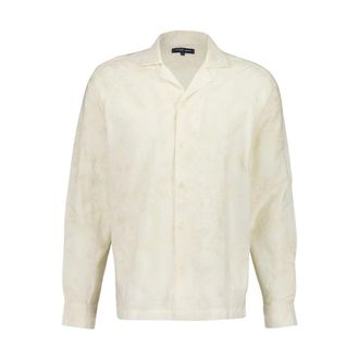 Frescobol Carioca Casual Shirts, male, Beige, XL, Safra Cotton Camp Collar Shirt