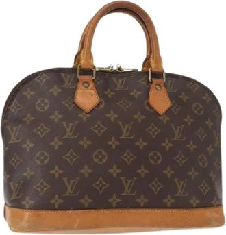 Louis Vuitton Pre-owned Handbags, female, Brown, Size: ONE SIZE Pre-owned Canvas Handbag