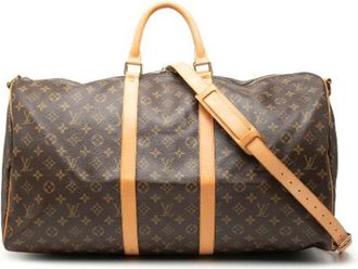 Louis Vuitton Pre-owned Keepall Bandouliere 55 - - Pre-owned - Donna - Marrone - ONE SIZE