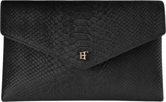 Elisabetta Franchi Clutch - Dames - Clutches - Zwart - ONE Size - Polyester - Tassen