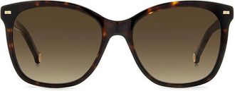 Carolina Herrera HER 0137/S O63/HA Womens Sunglasses Tortoiseshell Size 54