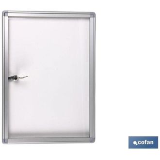 cofan Vitrina Para Imanes Con Cierre (350x500mm), Vitrina Para Imanes Con Cierre De Llave Con Medidas De 350 X 500 Y 500 X 700 Mm. - Cofan