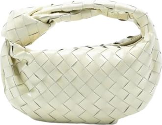Bottega Veneta Pre-owned Mini Bags, female, White, Size: ONE SIZE Pre-owned Mini Jodie