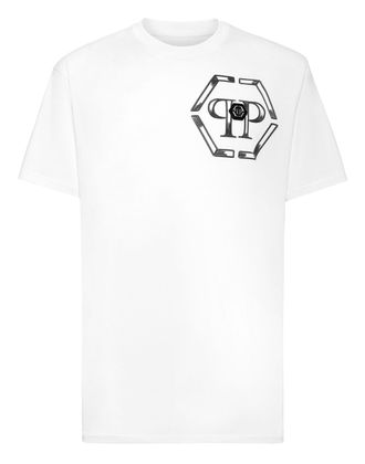 Philipp Plein T-Shirt Ronde Hals Hexagon