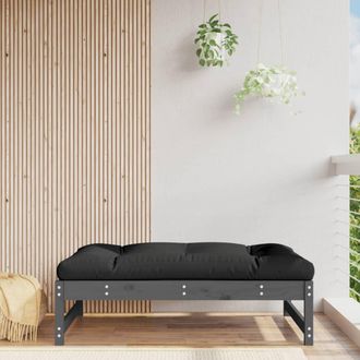 vidaXL Estructura De Cama Sin Colch&oacute;n Metal Negro 120x200 Cm Vidaxl