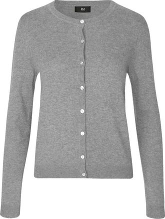 Rosemunde Zachte Grijze Vest - Sofia Stijl - Dames - Vesten - Grijs - M - Truien & Vesten