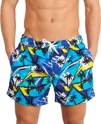 Kiniki Mens Traditional Beach Board Swimming Shorts - Florida