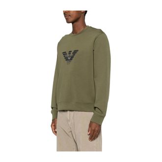 Emporio Armani Hombre, Sudaderas, Verde, Talla: 3XL