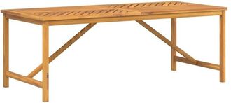 vidaXL Garden Dining Table 200x90x74 cm Solid Wood Acacia vidaXL