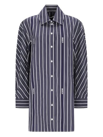Jacquemus Camicia Ovalo a righe - Blu