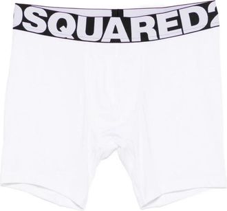 Dsquared2 Witte Stretch Boxer Briefs - Heren - Onderbroek - Wit - S - Ondergoed