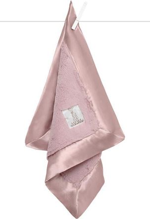 Little Giraffe Luxe Faux Fur Blankie in Dusty Pink at Nordstrom