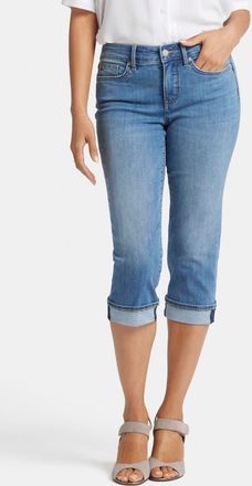 NYDJ Marilyn Roll Cuff Crop Capri Jeans in Water Canyon at Nordstrom, Size 8P