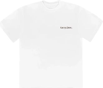 Travis Scott Cactus Jack The Scotts Rage Emote T-Shirt White CJFN-SS06