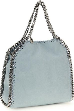 Stella McCartney Womens Falabella Shoulder Bag Blue Polyester