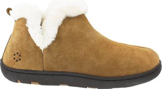 Tempur-Pedic Womens Vallery Ankle Boot Slipper In Hashbrown