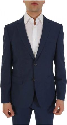 HUGO BOSS Margotto Jas - Heren - Blazers - Blauw - M - Wol - Jassen