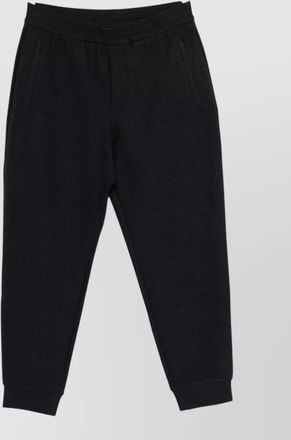 Emporio Armani embossed track pants