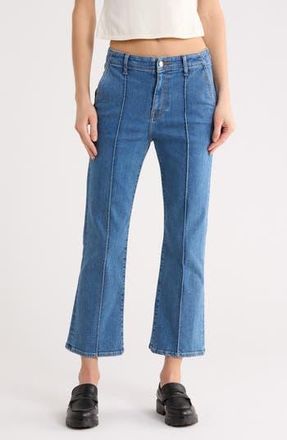 SIMKHAI Ansel Crop Flare Leg Jeans in Midnight Wash at Nordstrom Rack, Size 24