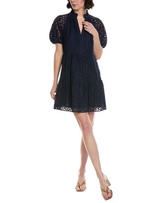 CeCe by Cynthia Steffe V-Neck Tiered Babydoll Dress
