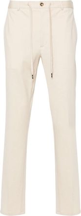 Circolo 1901 piqué chino trousers - men - Cotton/Elastane/Cotton/Spandex/Elastane - 46 - Neutrals