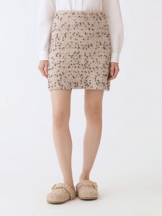 スカート FABIANA FILIPPI Woman Skirt Beige GND265F411D805 1265 Linen and viscose skirt, sand for Women | Fabiana Filippi®