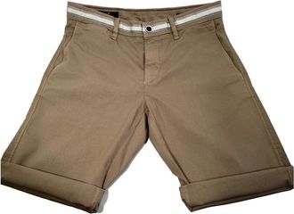 Mason's Casual Zomer Bermuda Shorts - Heren - Korte Broeken - Beige - 2XL - Katoen - Korte Broeken