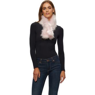 Gorski Knit Cashmere Goat Pull-Through Scarf in Pink at Nordstrom