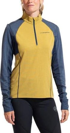 La Sportiva Swift Long-Sleeve Top - Womens in Savana/night Sky at Nordstrom, Size X-Large