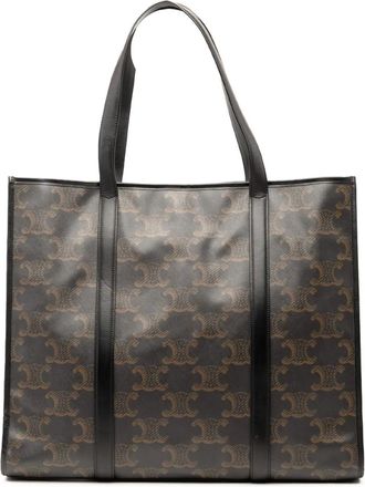 Celine Borsa tote XL Triomphe Cabas 2022 - Marrone