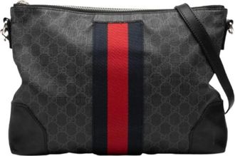 Gucci Pre-owned Cross Body Bags, female, Black, Size: ONE SIZE Pre-owned Crossbody Bag