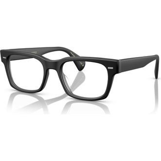 Oliver Peoples 51mm Square optical glasses in Black at Nordstrom