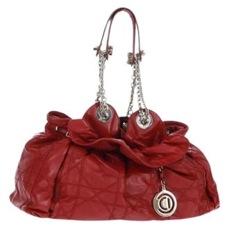 Dior Pre-owned Handbags, female, Red, Size: ONE SIZE Pre-owned Vintage Shoulder Bag