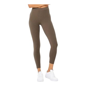 Alo Yoga Ribbed High Waist 7 8 Blissful Stretch Leggings in Hot Cocoa Women