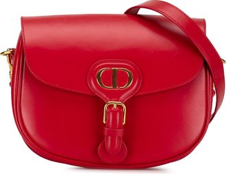 Dior Red Leather Medium Bobby Crossbody Bag