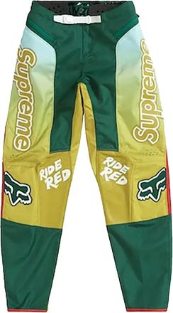SUPREME x Honda Fox Racing Moto Moss Green trousers