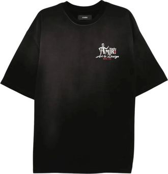 Amiri Hombre, Camisetas, Negro, Talla: XL