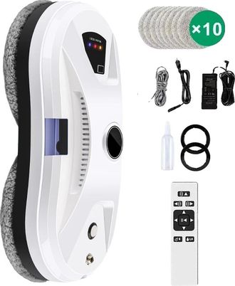 OEM Robot Limpiacristales, Pulverizaci&oacute;n Autom&aacute;tica De Agua, Alta Potencia De Succi&oacute;n, 5600 Pa