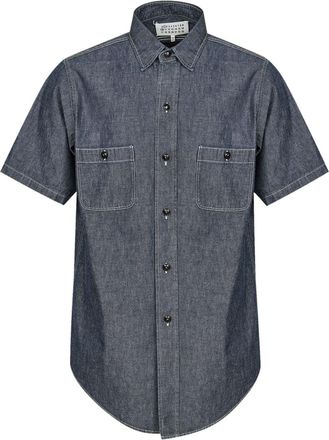 Maison Margiela Denim overhemd - Blauw