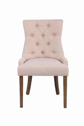 Clp Silla De Comedor Aberdeen En Tela Crema Antiguo Claro