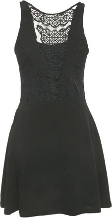 Sandro Abito con inserti in pizzo - Nero